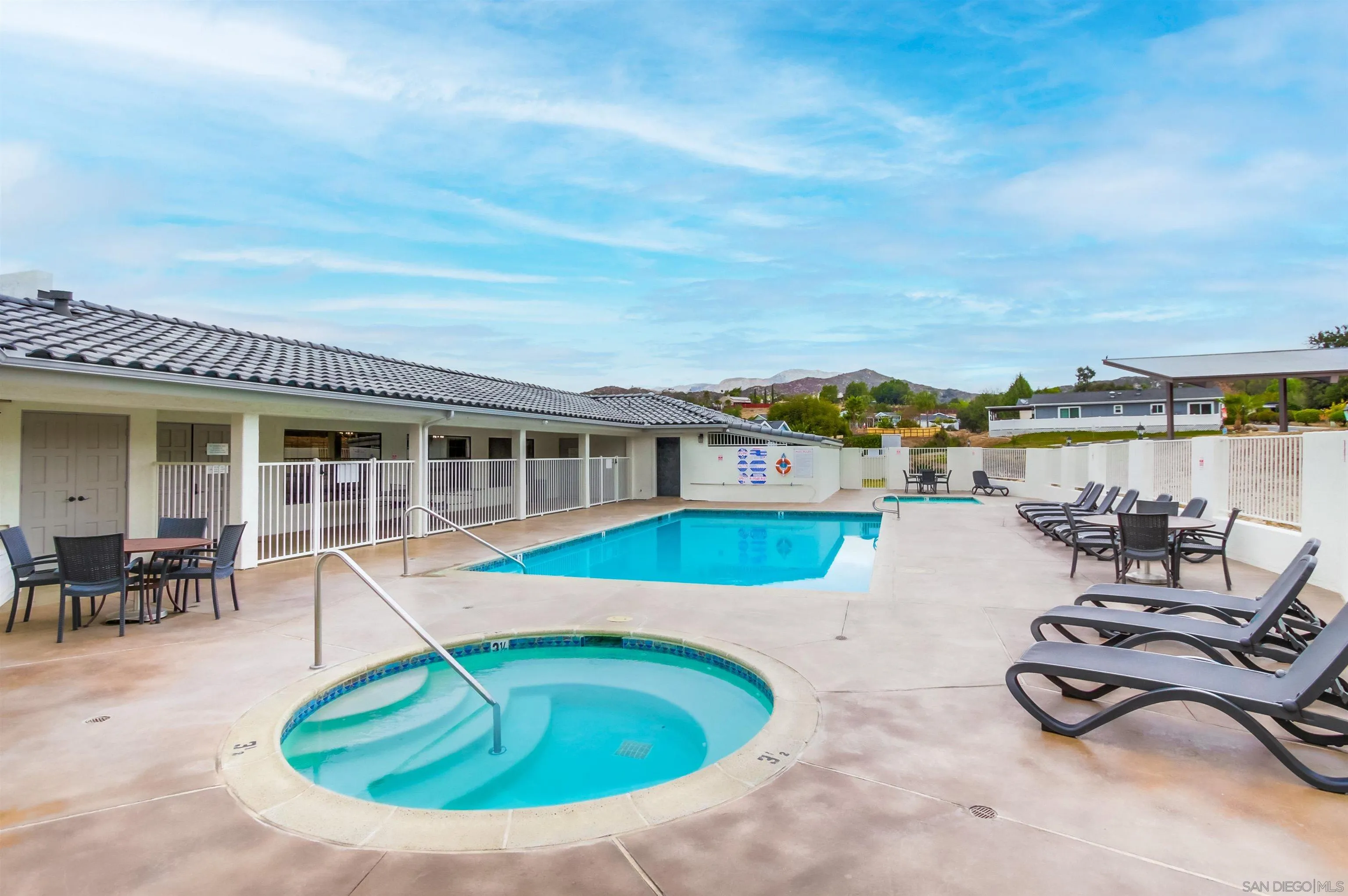 15935 Spring Oaks Road, Unit SPACE 16 El Cajon, CA 92021 - Photo 45 of 45 an outdoor space with swimming pool and furniture
