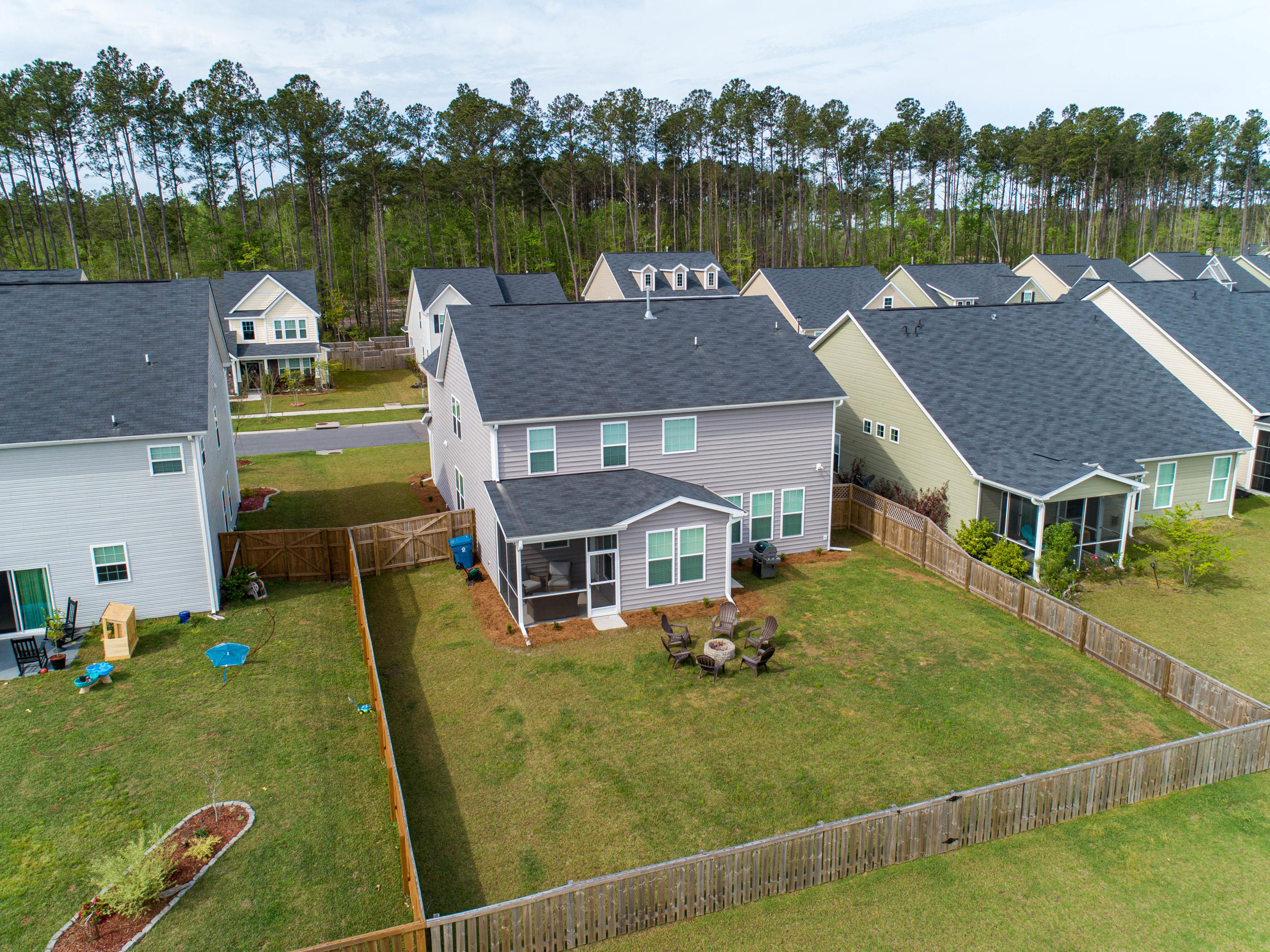 244 Spectrum Road Summerville, SC 29486 - Photo 35 of 45 Aerial Back
