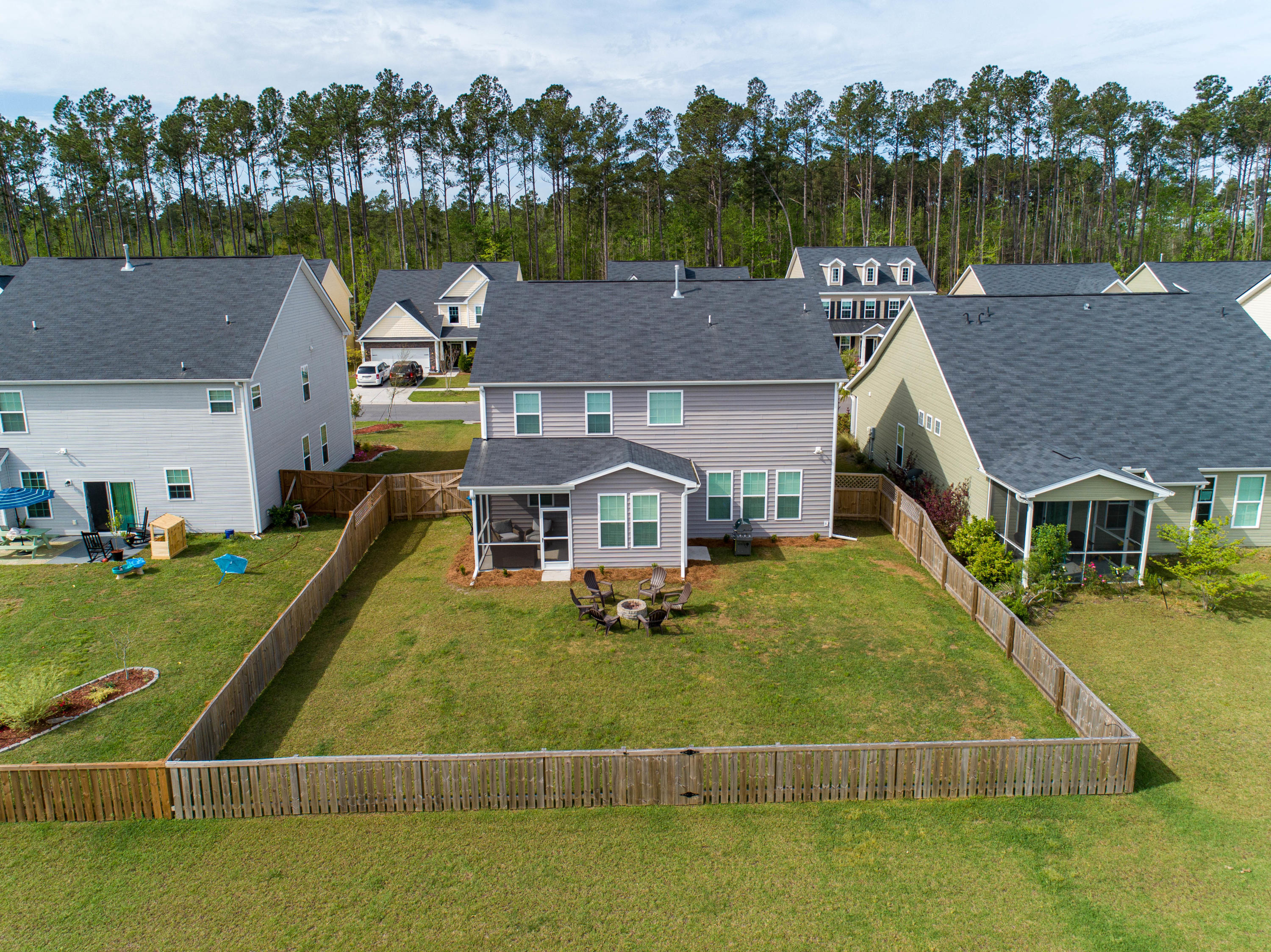 244 Spectrum Road Summerville, SC 29486 - Photo 36 of 45 Aerial Back