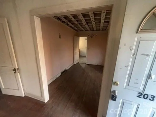 a view of a hallway