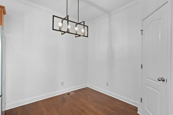 a view of a room with an empty room