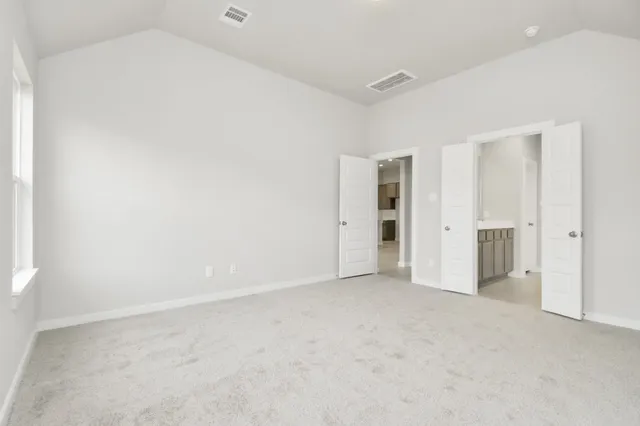 a view of an empty room