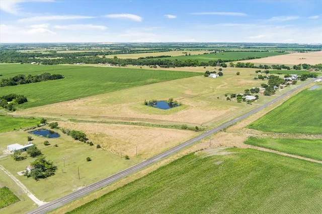 a view of a lake with a beach