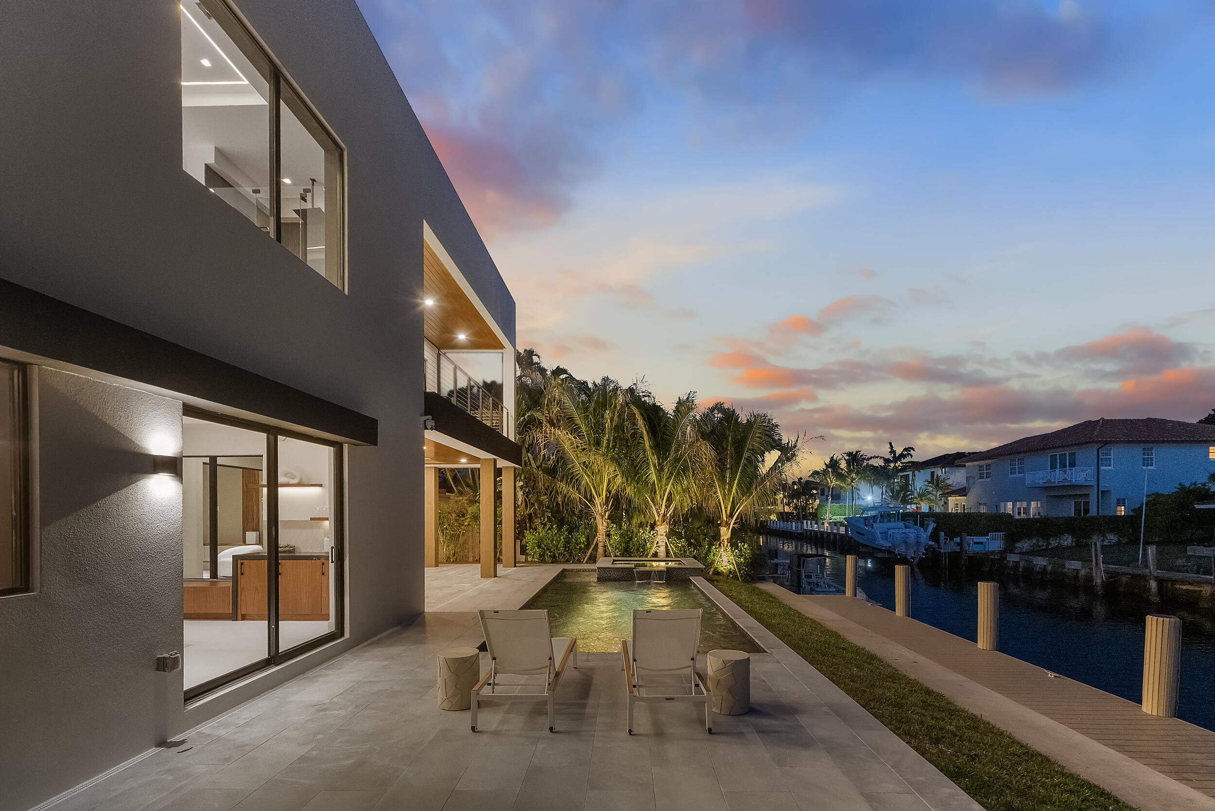 2360 Northeast 49th Street Lighthouse Point, FL 33064 - Photo 27 of 66 a view of swimming pool with outdoor seating