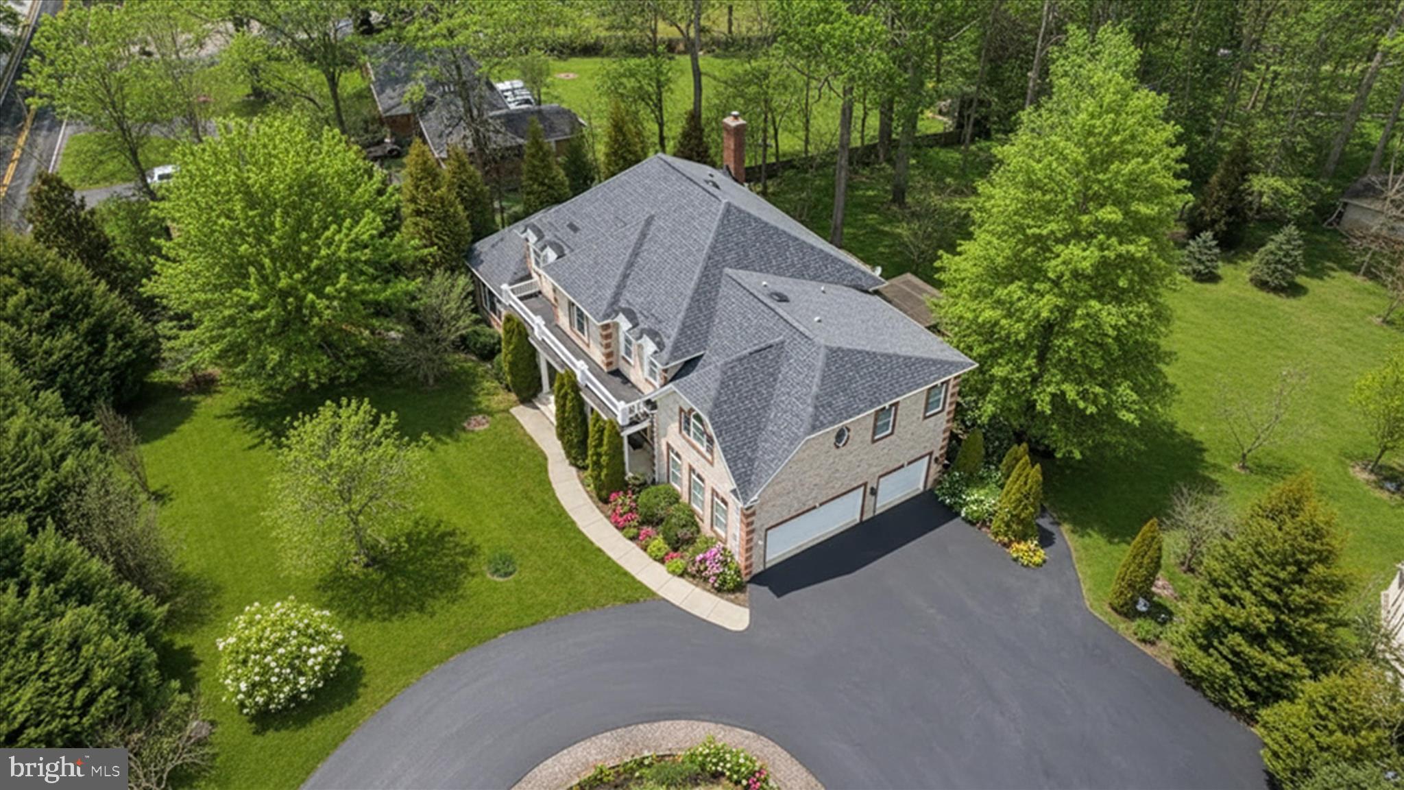 7501 Clifton Road Clifton, VA 20124 - Photo 75 of 101 Aerial View (Summer Rendering)