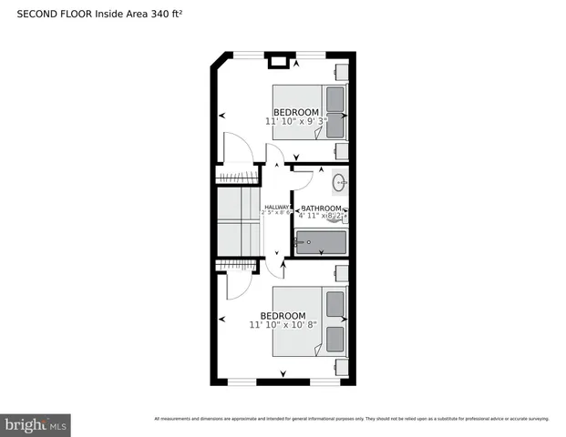 a picture of a bench in front of door