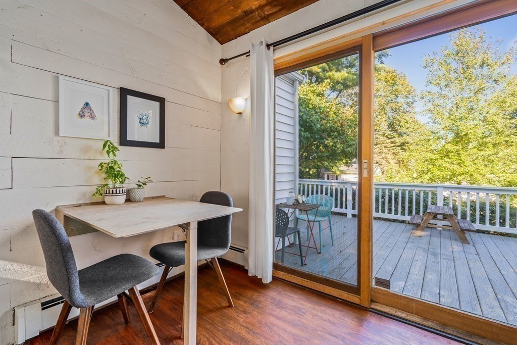 3 Castle Avenue Medfield, MA 02052 - Photo 27 of 36 a view of a dining room with furniture and wooden floor