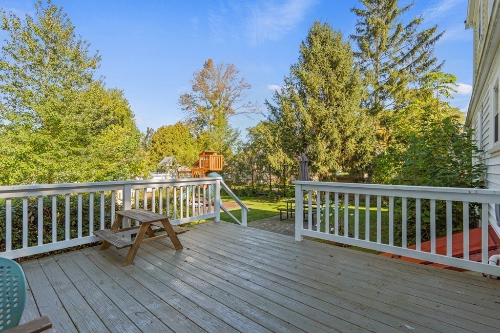 3 Castle Avenue Medfield, MA 02052 - Photo 28 of 36 a view of balcony with wooden floor and fence