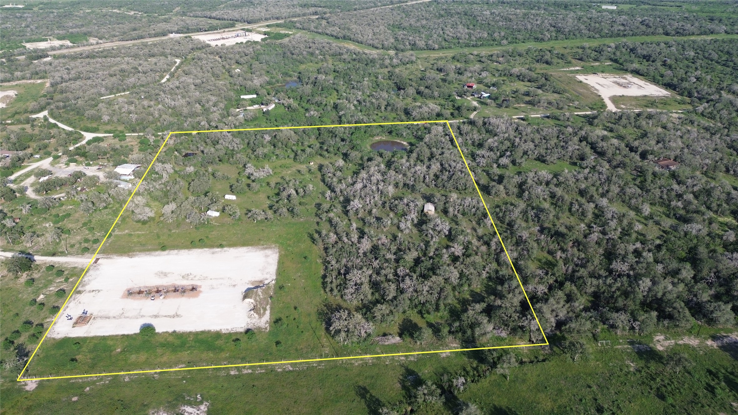 502 Robertson Road Smiley, TX 78159 - Photo 29 of 31 a view of a yard