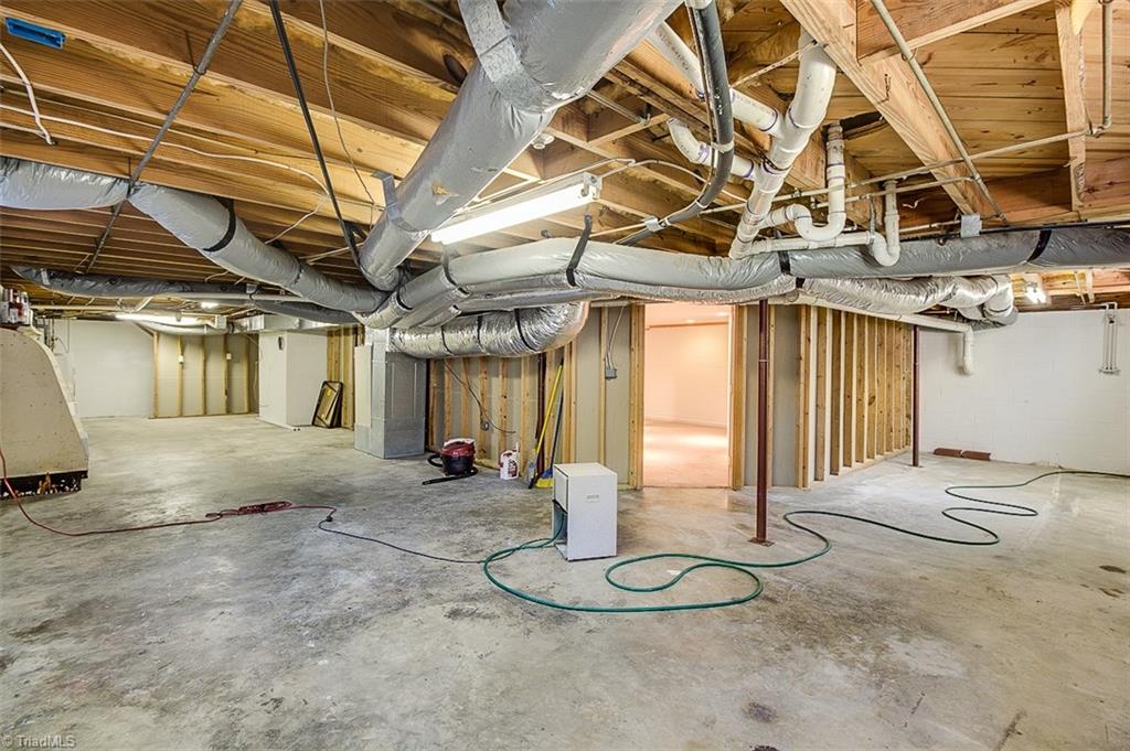 600 Trindale Road Trinity, NC 27370 - Photo 21 of 21 Huge Unfinished Basement Space...Perfect for Storage or Ready For You to Finish Out for your additional needs!