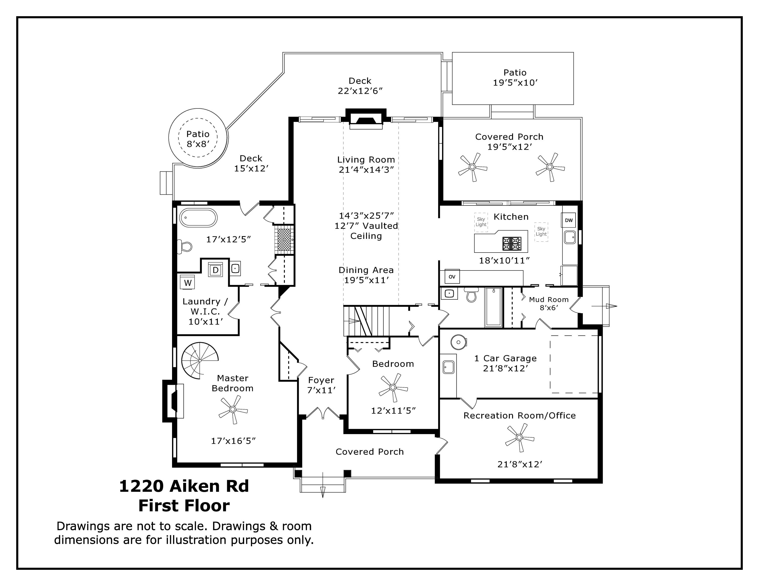 1220 Aiken Road Vass, NC 28394 - Photo 42 of 43 First Floorplan
