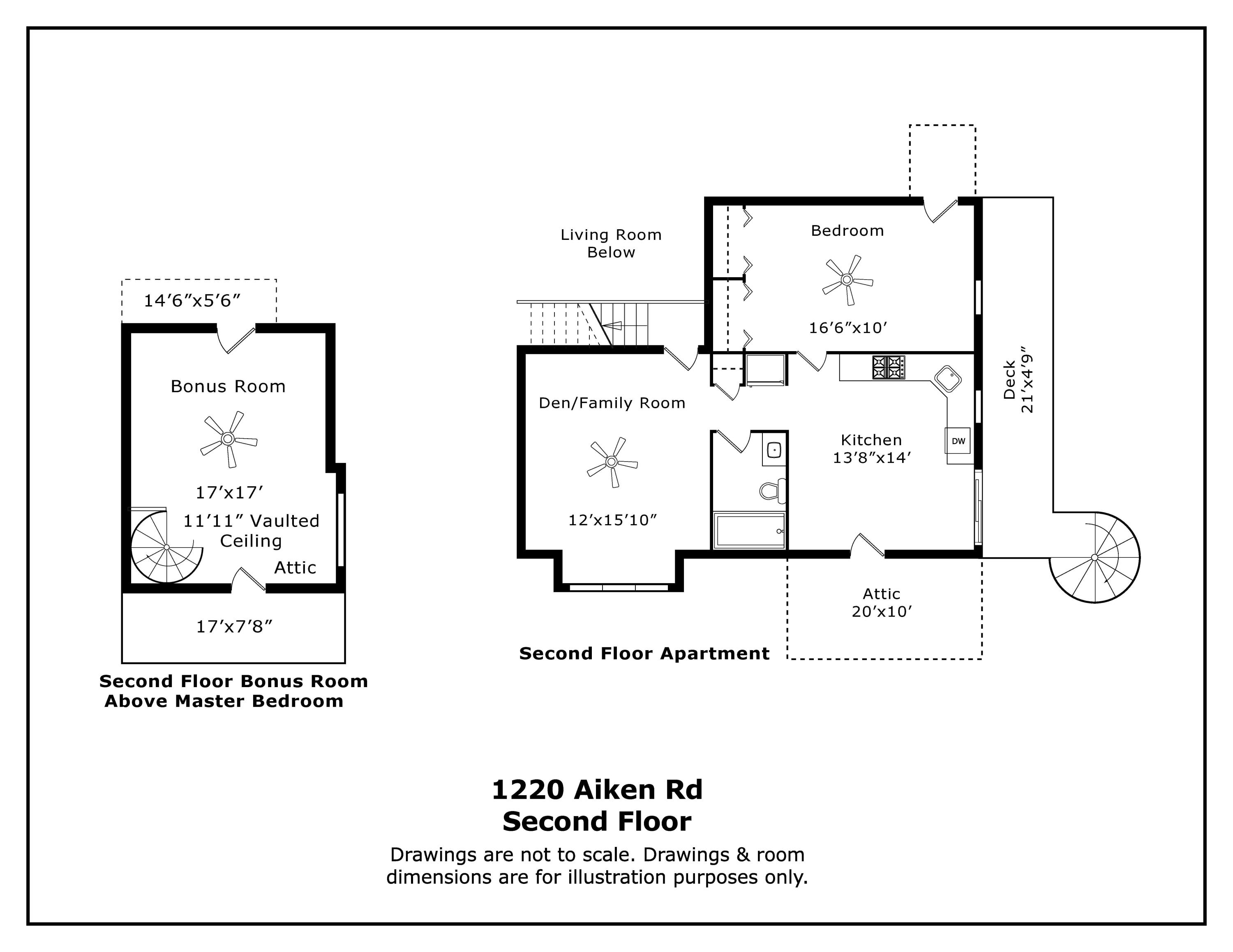 1220 Aiken Road Vass, NC 28394 - Photo 43 of 43 Second Floor Plan