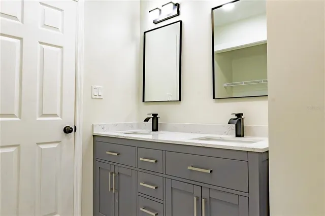 a view of front door with outdoor seating