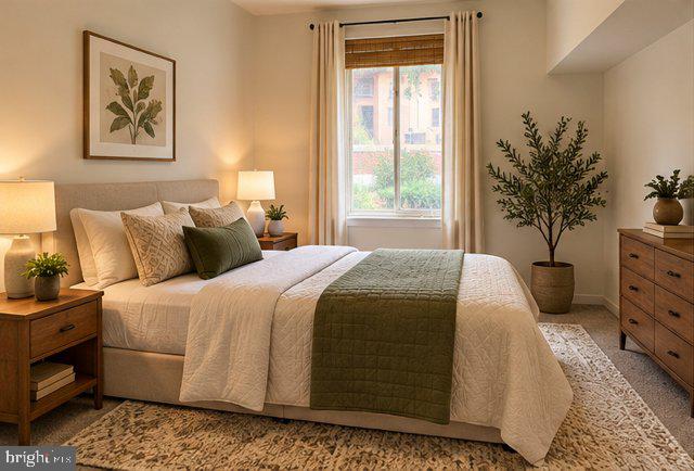638 South Charles Street, Unit R 19 Baltimore, MD 21230 - Photo 13 of 23 Smaller bedroom Virtually Staged