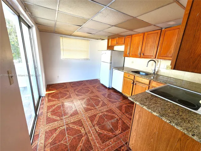 a view of a living room from a window