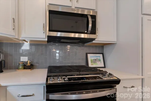 a stove top oven sitting inside of a kitchen