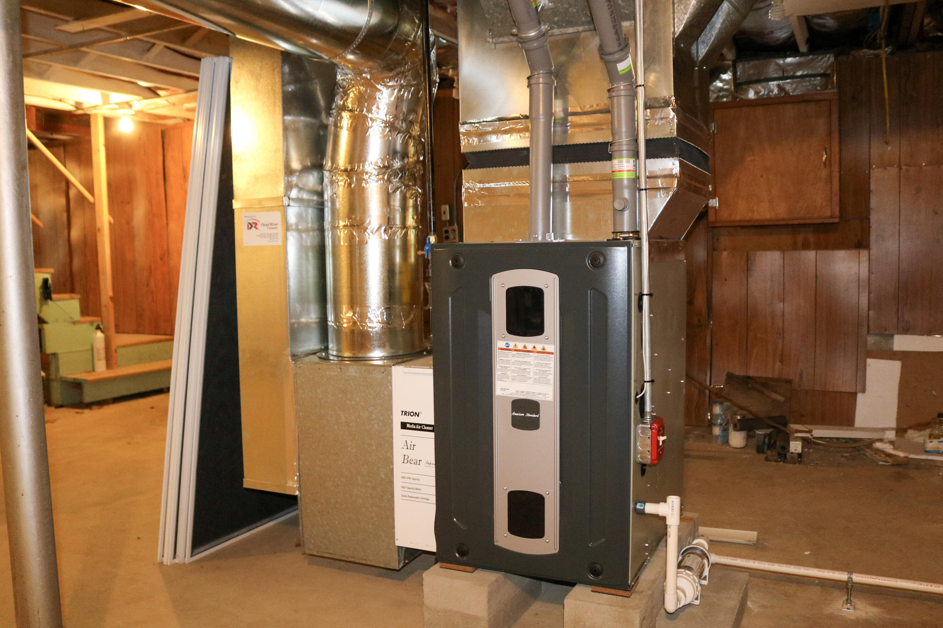 295 Mills Road Newcastle, ME 04553 - Photo 43 of 55 Full basement with brand new furnace