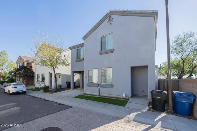 a view of a house with a garden