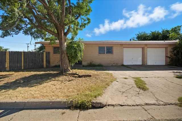 a backyard of a house