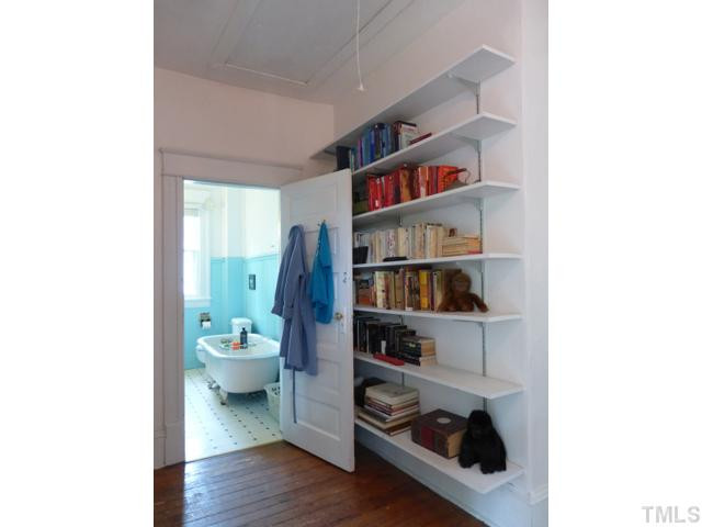 420 Cutler Street Raleigh, NC 27603 - Photo 17 of 24 Additional shelves are located at the back of the upstairs hall just outside the upstairs full bath. NC rehab tax credits may also be available for updating existing baths and adding baths within the existing footprint of the house.