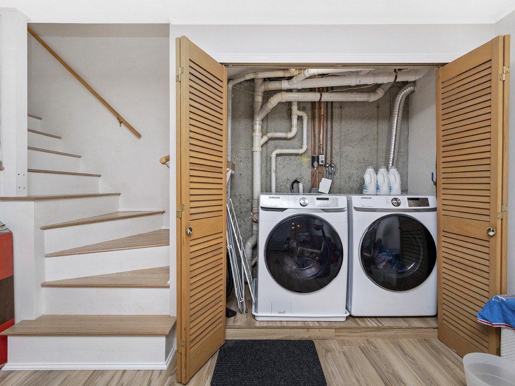2255 Commonwealth Avenue, Unit 2255 Newton, MA 02466 - Photo 25 of 32 a utility room with dryer and washer