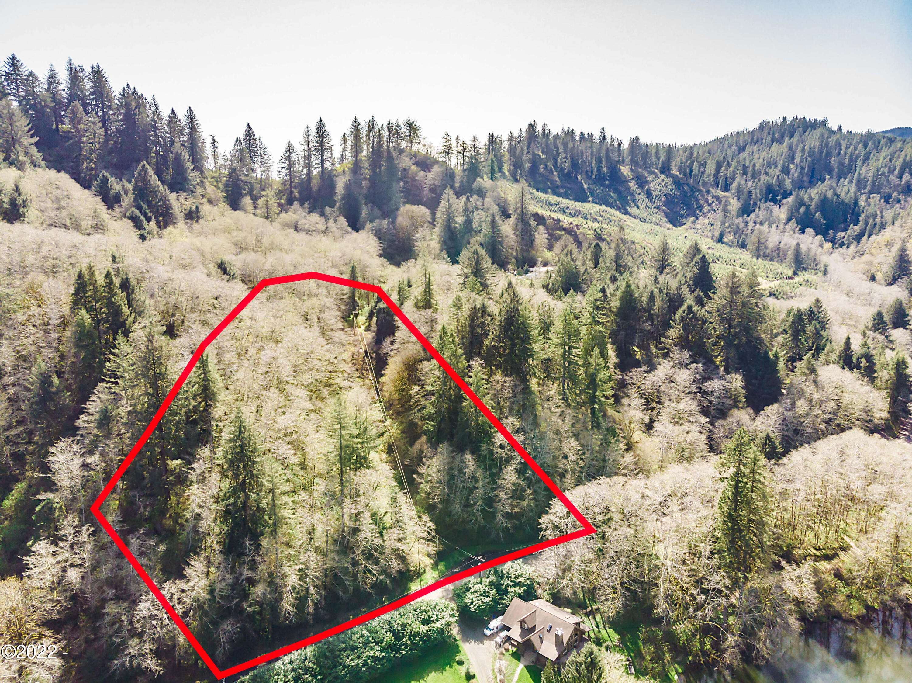 500 Farmer Creek Road Cloverdale, OR 97112 - Photo 1 of 8 Lot with boundaries