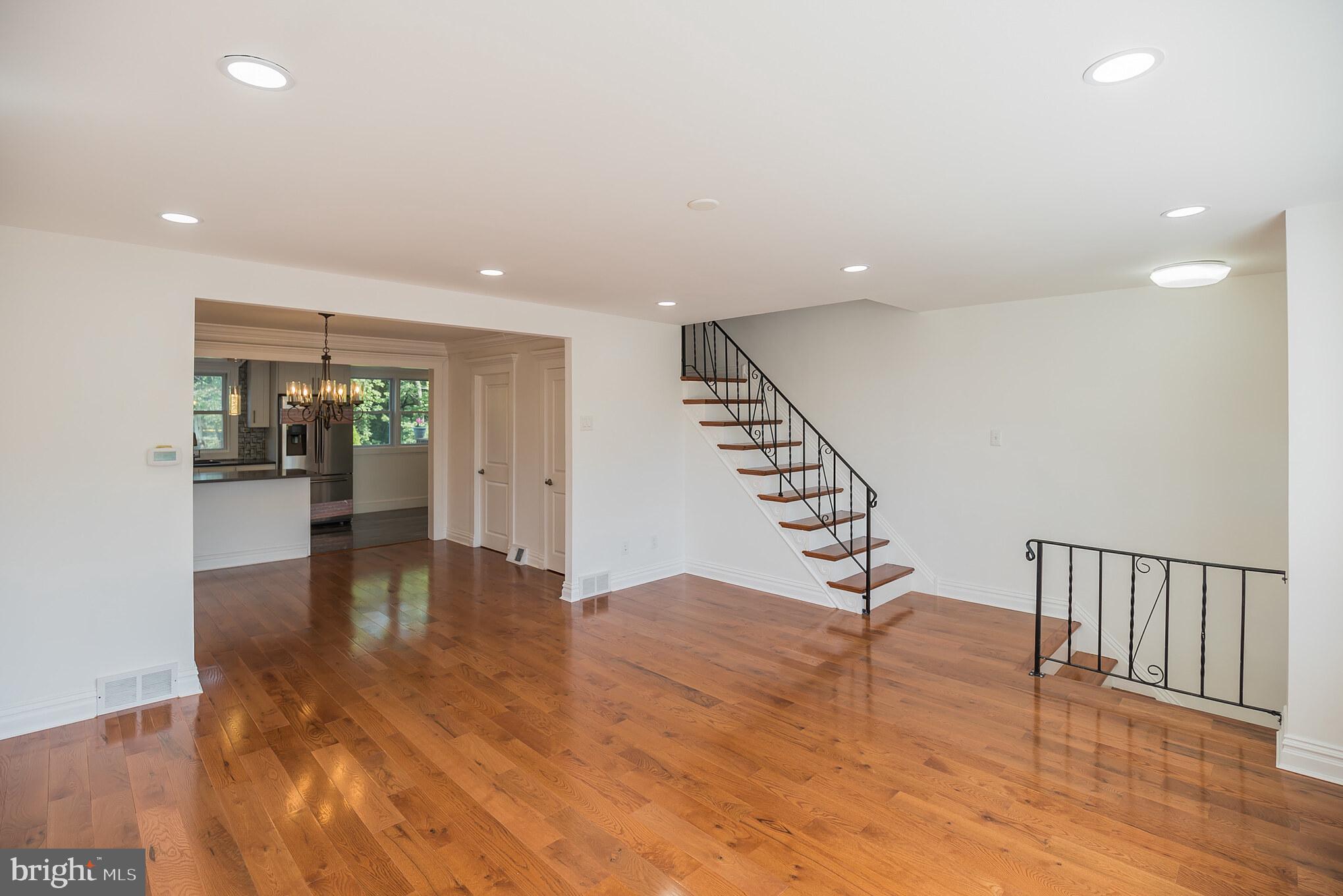 11726 Colman Road Philadelphia, PA 19154 - Photo 4 of 30 Living room with recessed lighting and hardwood