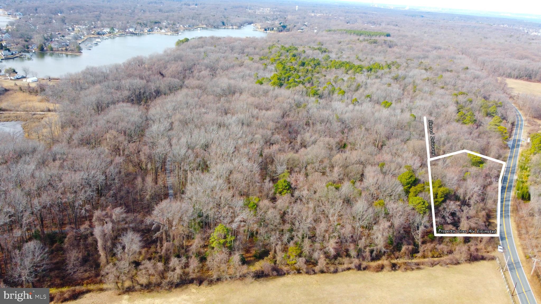 5069 Mountain Road Pasadena, MD 21122 - Photo 8 of 10 Aerial - Plat lines are estimated