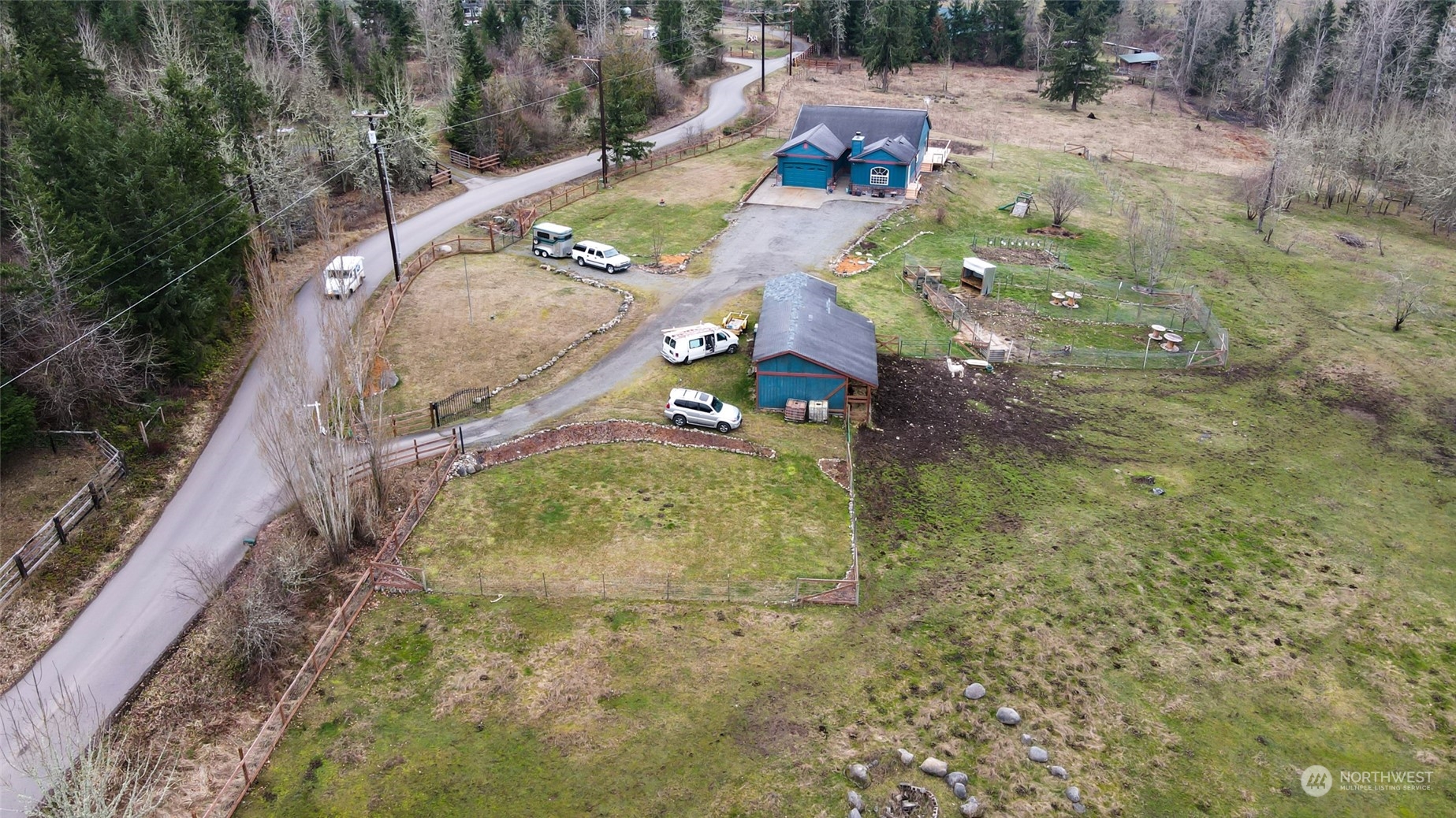 17141 Longmire Road Southeast Yelm, WA 98597 - Photo 26 of 29 a view of yard