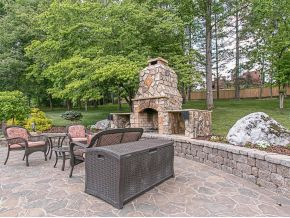 312 Hidden Valley Road Kingsport, TN 37663 - Photo 16 of 24 Outdoor Fireplace