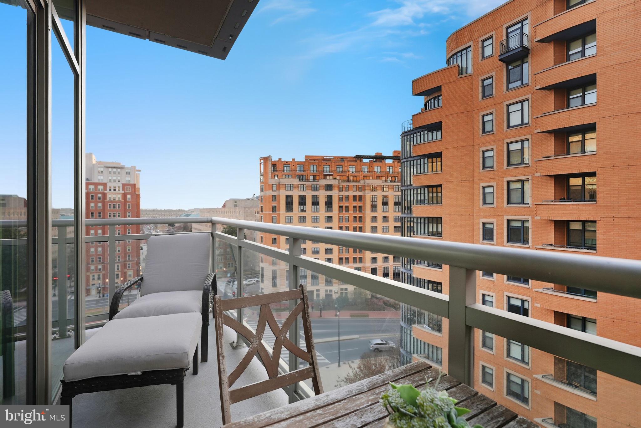 811 4th Street Northwest, Unit 805 Washington, DC 20001 - Photo 8 of 26 Spacious Wrap-Around Balcony