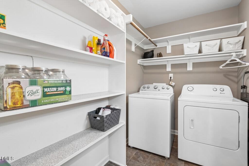 1052 Aquilla Road Benson, NC 27504 - Photo 27 of 31 a utility room with dryer and washer
