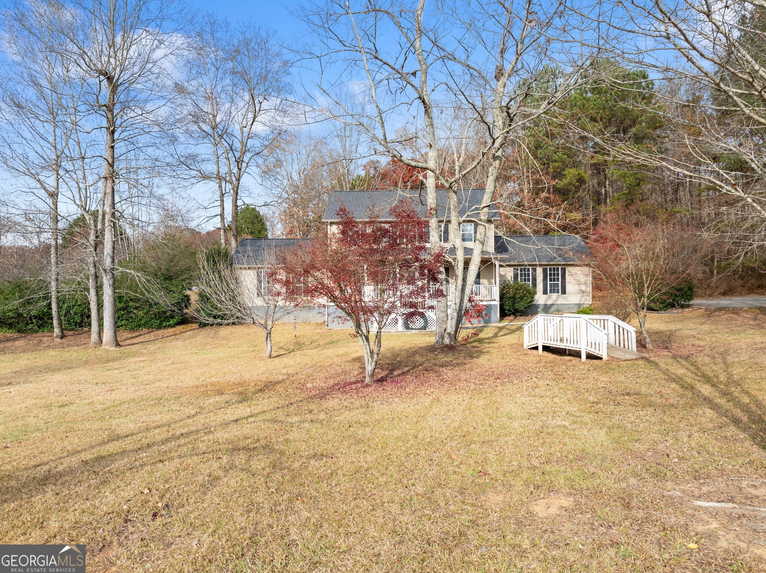 81 Heather Way Cleveland, GA 30528 - Photo 37 of 49 a view of a yard with a house