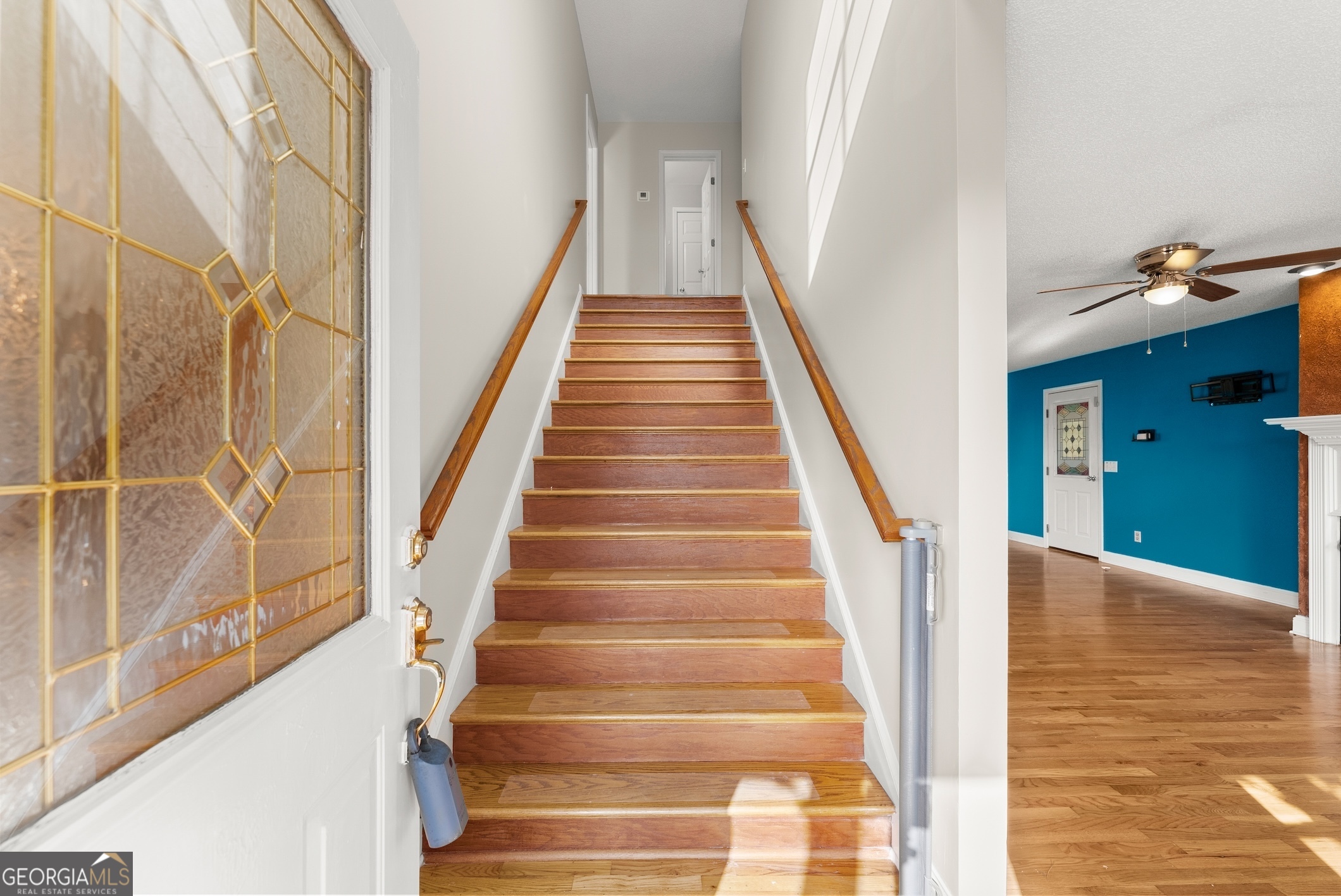 81 Heather Way Cleveland, GA 30528 - Photo 4 of 49 a view of entryway and hall with wooden floor