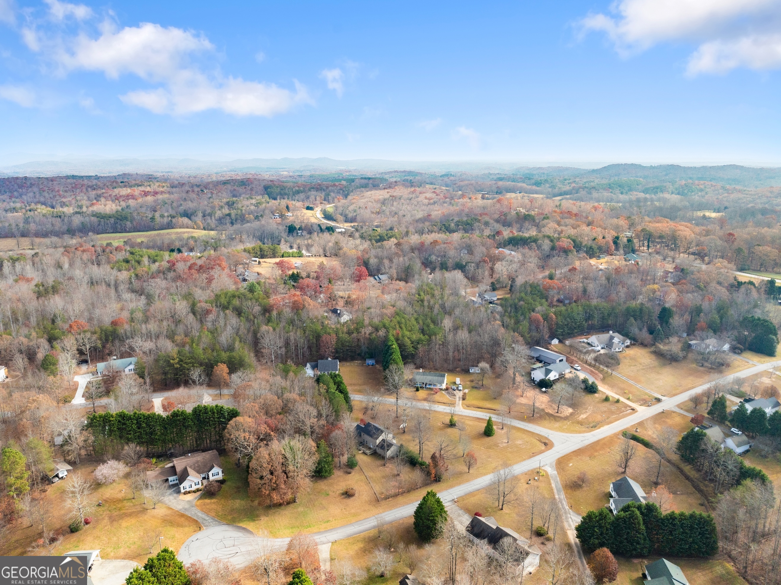 81 Heather Way Cleveland, GA 30528 - Photo 46 of 49 an aerial view of residential houses with outdoor space