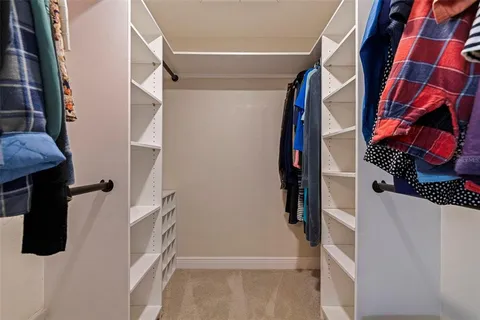 a view of walk in closet