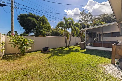 a view of a fountain in the patio with a fountain