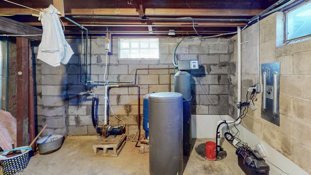 3464 South Bailey Road North Jackson, OH 44451 - Photo 33 of 33 Basement featuring jet pump for well, sump pump with battery backup and a softener system.