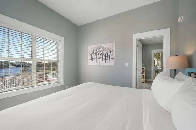 a view of a livingroom with wooden floor