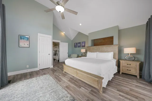 a view of deck with chairs and wooden floor