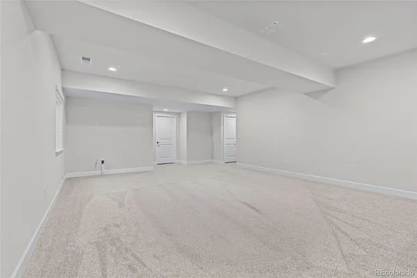 a view of an empty room