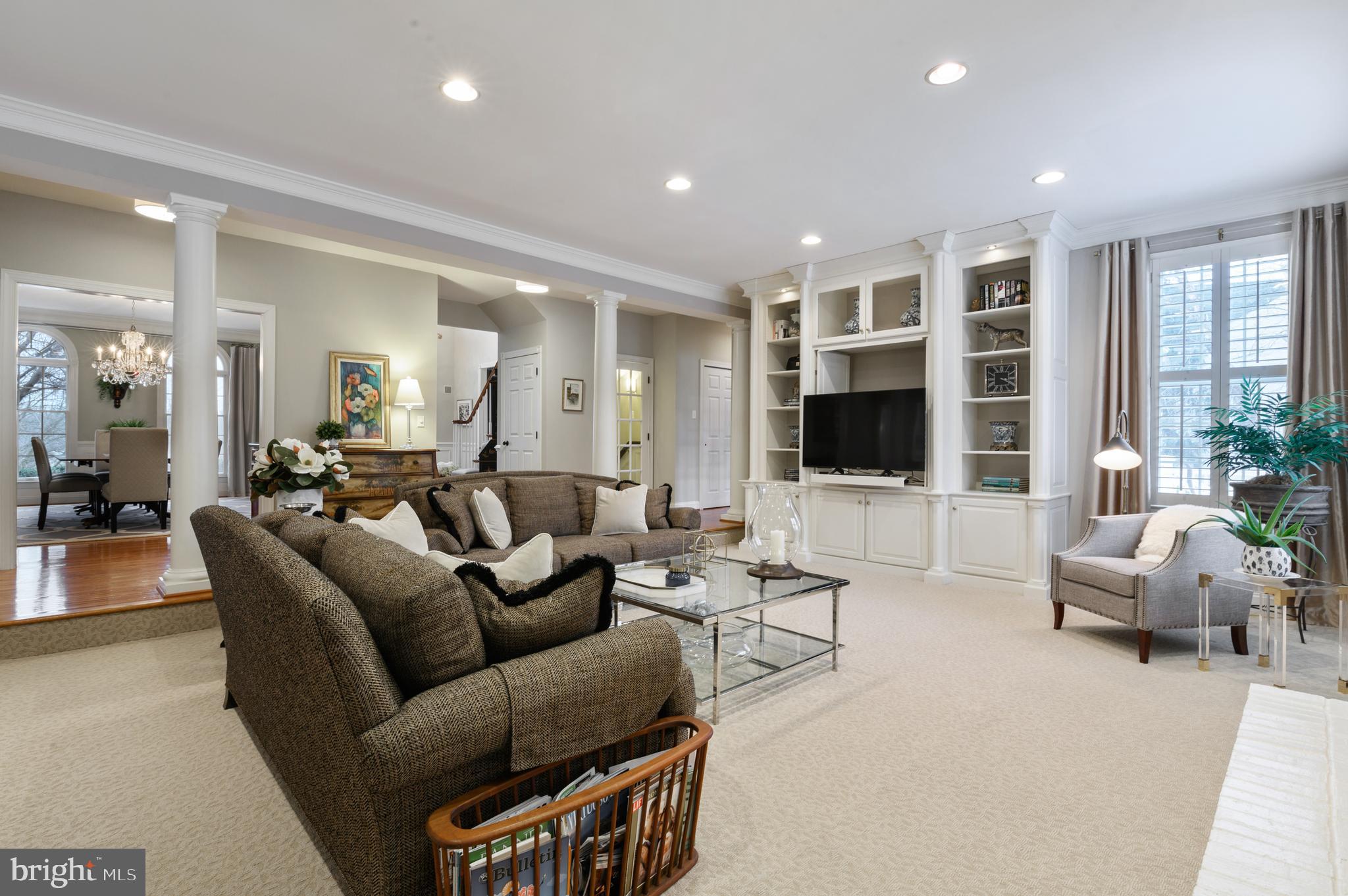 1107 Pebble Spring Drive Berwyn, PA 19312 - Photo 13 of 44 Built-in Cabinets and Shelving in Family Room