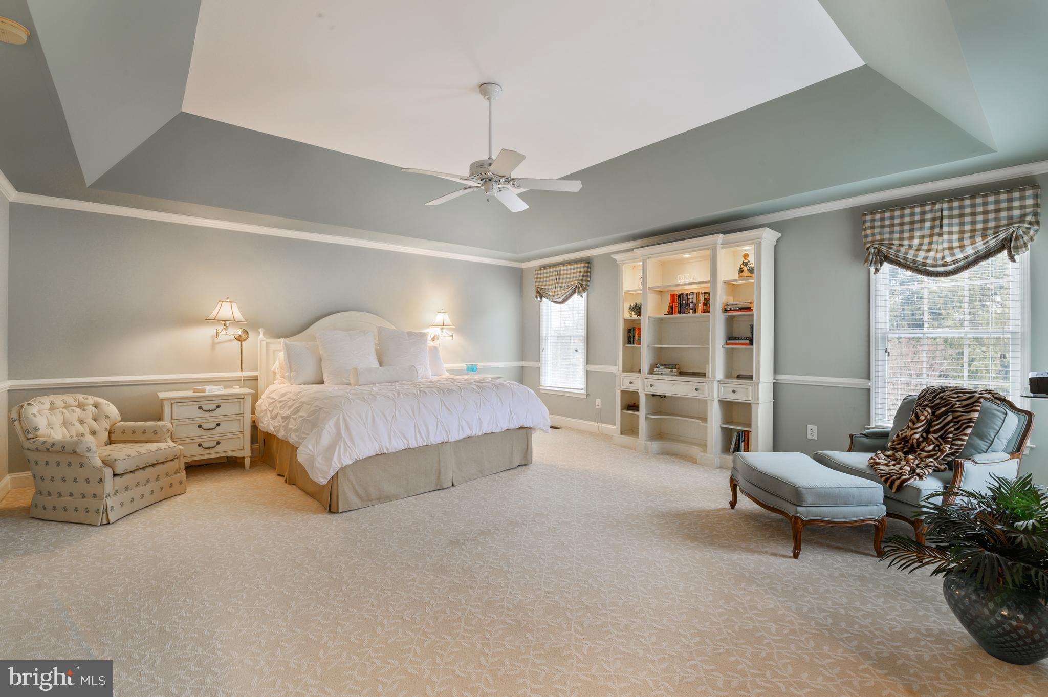 1107 Pebble Spring Drive Berwyn, PA 19312 - Photo 20 of 44 Grand Master Bedroom with Tray Ceiling