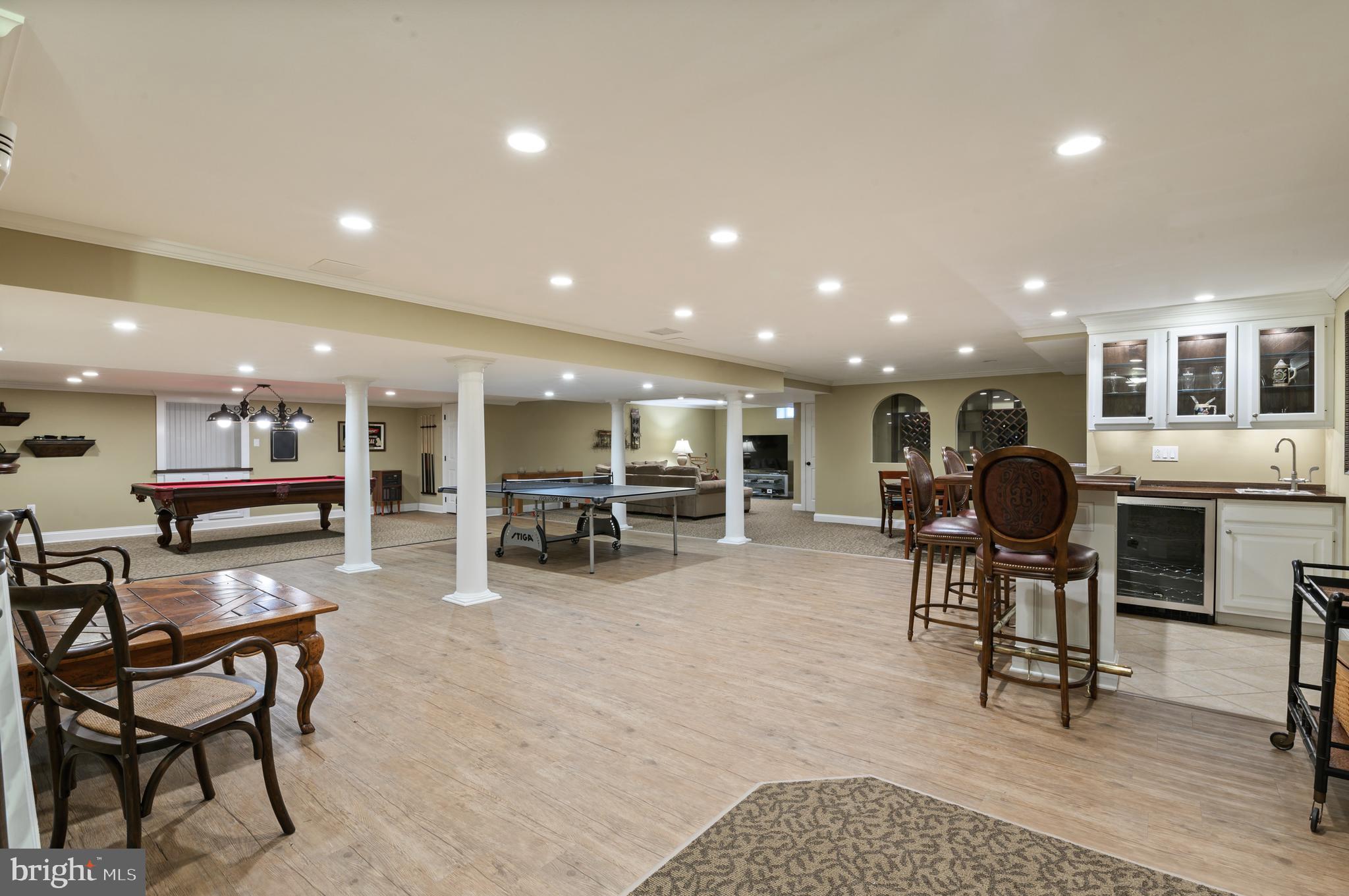1107 Pebble Spring Drive Berwyn, PA 19312 - Photo 31 of 44 Finished Lower Level with Powder Room