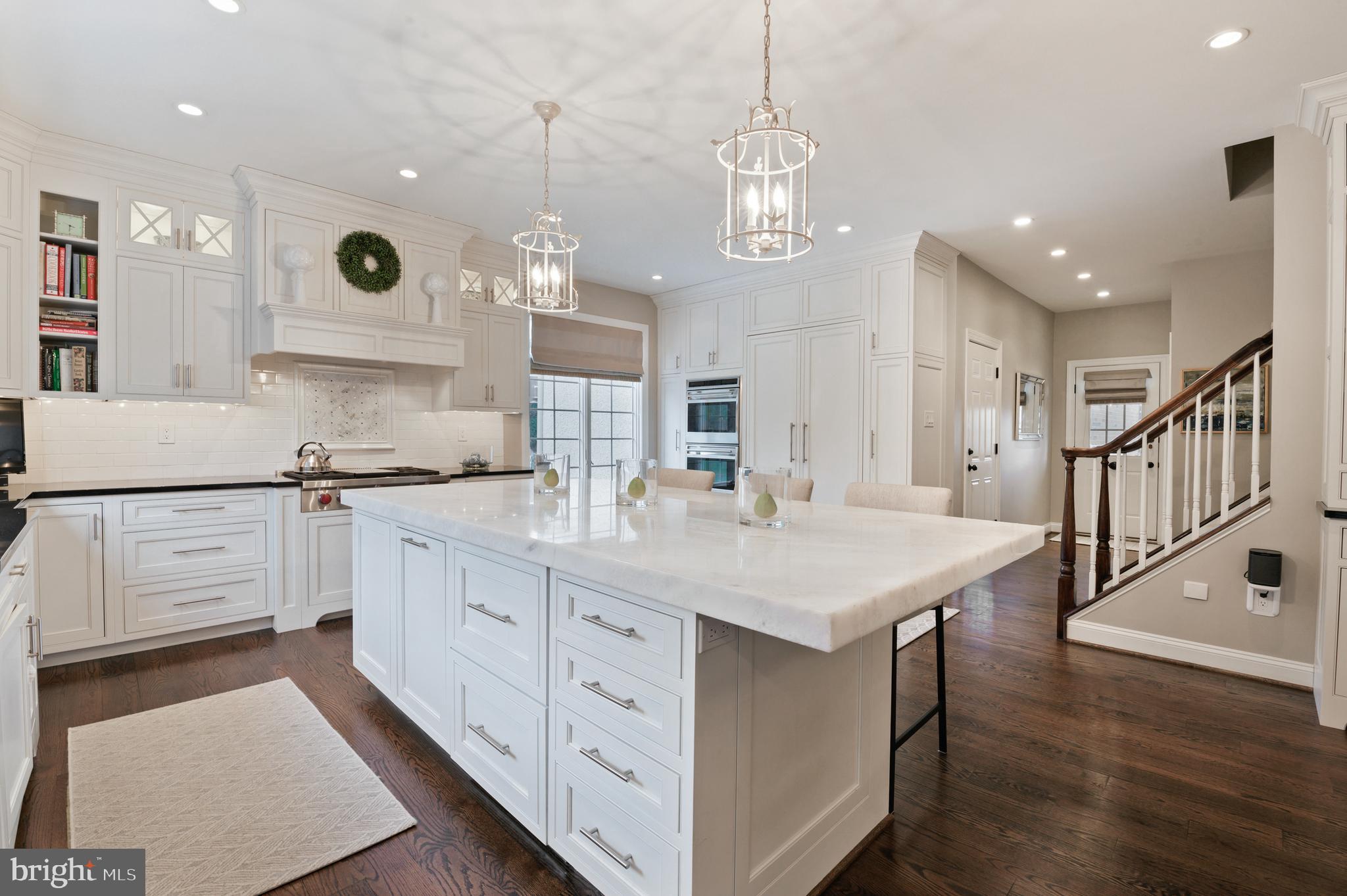 1107 Pebble Spring Drive Berwyn, PA 19312 - Photo 6 of 44 Large Center Island with Thick Quartzite Counter
