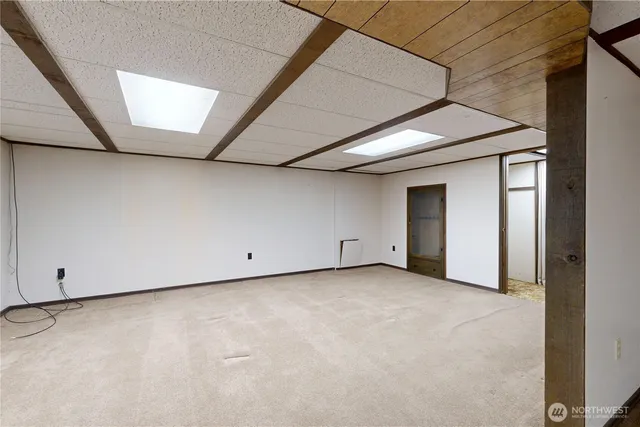 a view of empty room