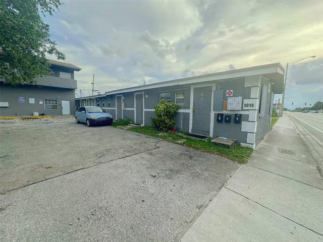 a view of a car garage