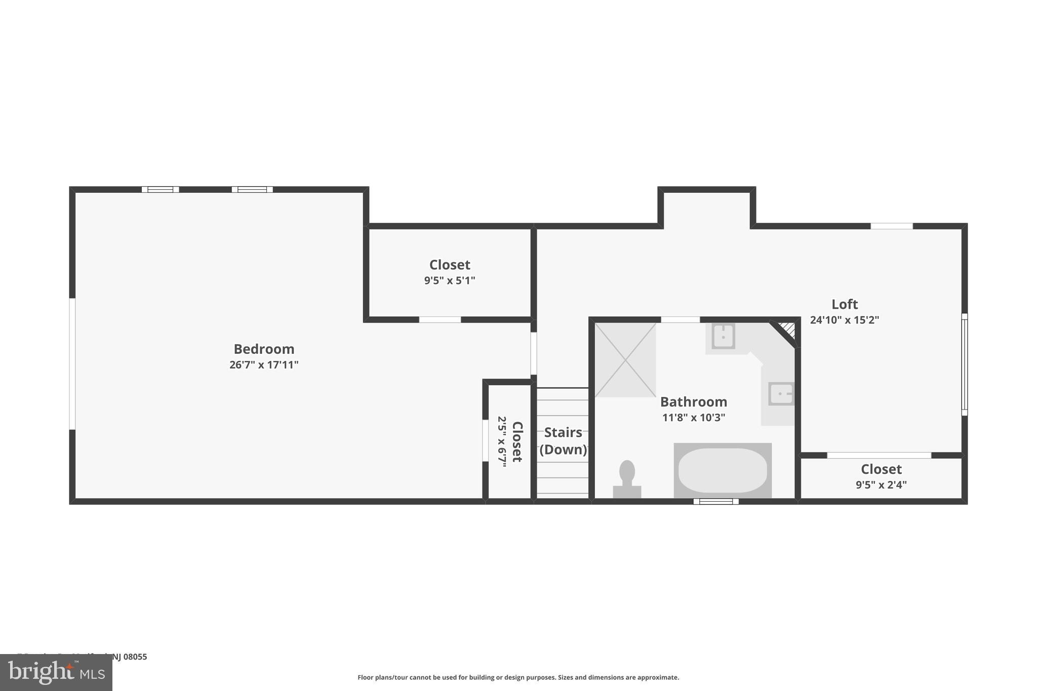 7 Pontiac Drive Medford, NJ 08055 - Photo 47 of 49 a picture of a room with a white wall and a refrigerator