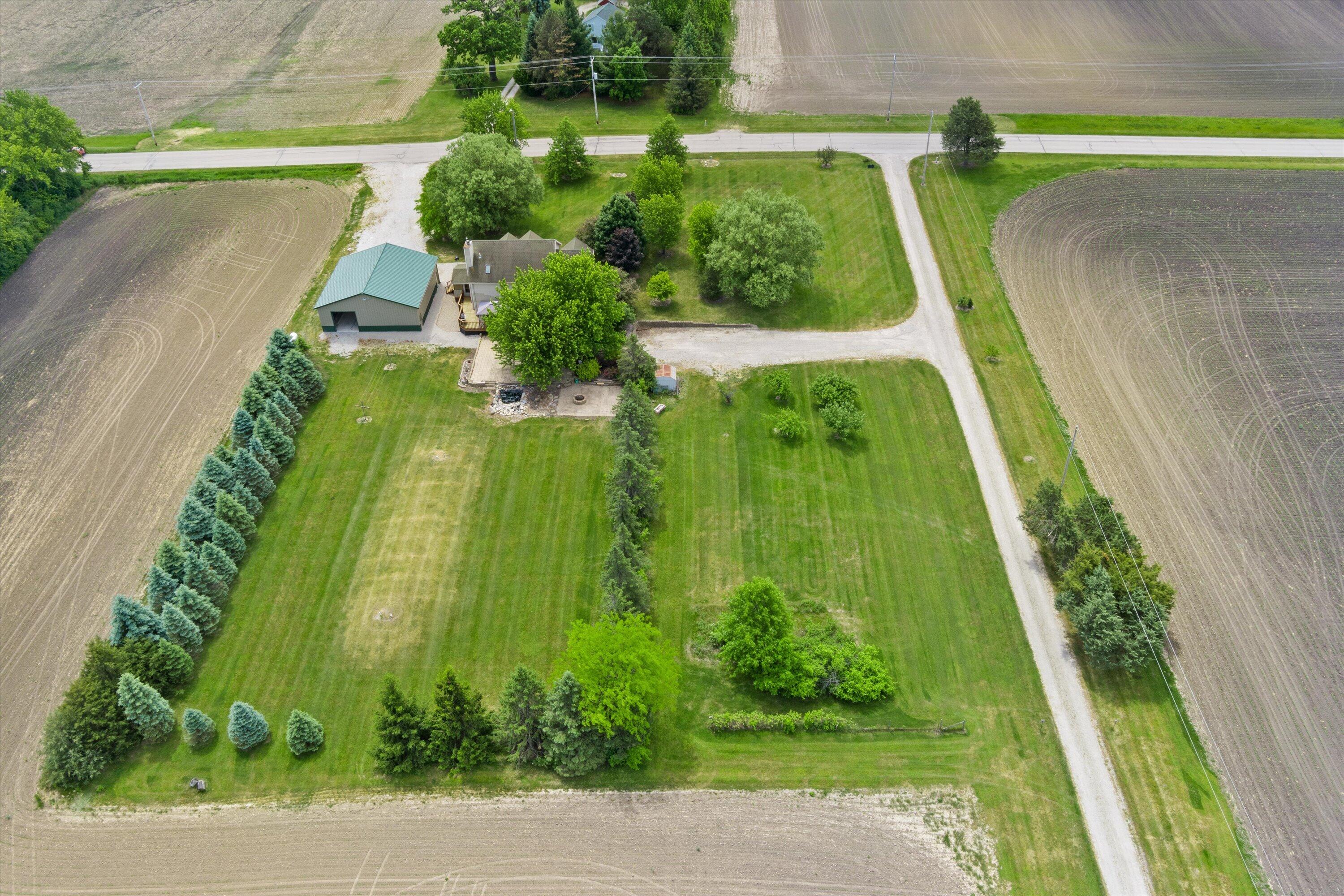 22302 Church Road Dover, WI 53139 - Photo 72 of 80 Aerial View