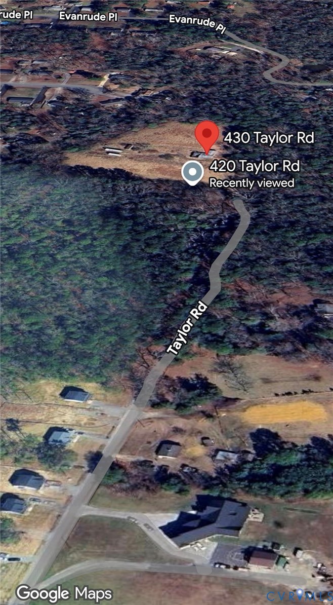 430 Taylor Road Sandston, VA 23150 - Photo 1 of 1 Aerial view of property's location